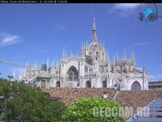 Duomo webcam, Милан