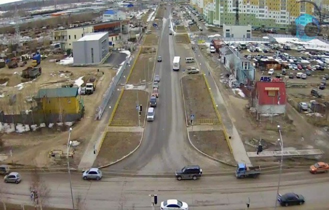 На перекрёстке Ханты-Мансийская - Профсоюзная